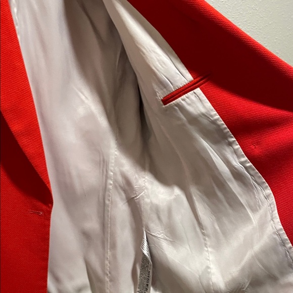 Zara Women's Vibrant Poppy Red Blazer - Picture 5 of 6